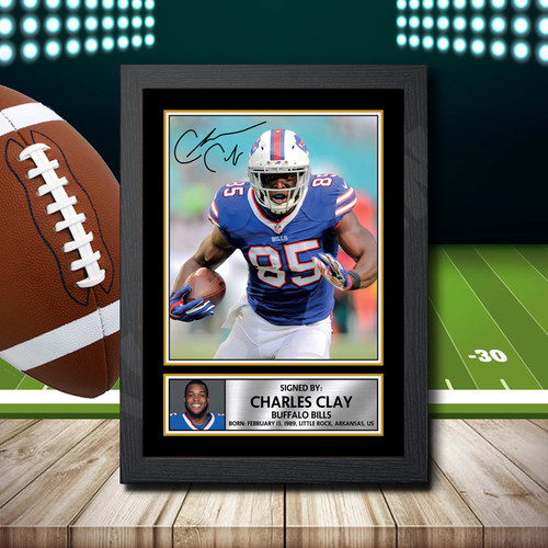 Charles Clay 1 printed autograph poster print