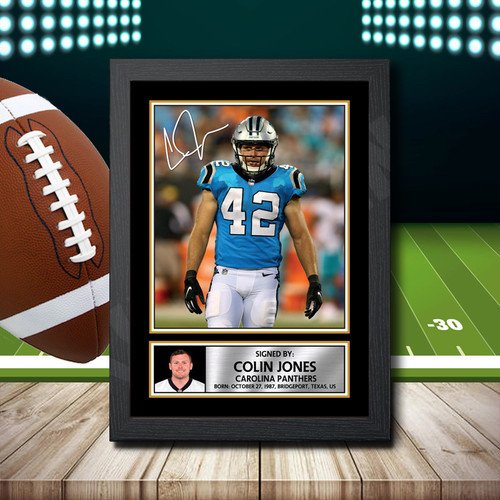 Colin Jones 2 printed autograph poster print