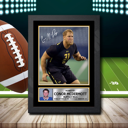 Conor Mcdermott 2 printed autograph poster print