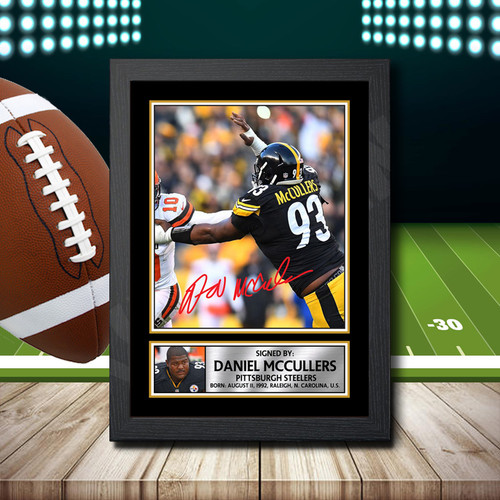 Daniel Mccullers printed autograph poster print