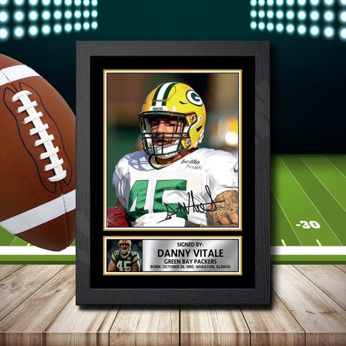Danny Vitale 2 printed autograph poster print