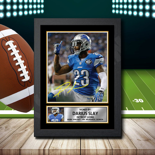 Darius Slay printed autograph poster print
