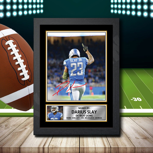 Darius Slay 2 printed autograph poster print