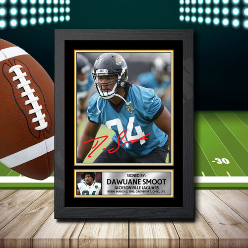Dawuane Smoot printed autograph poster print
