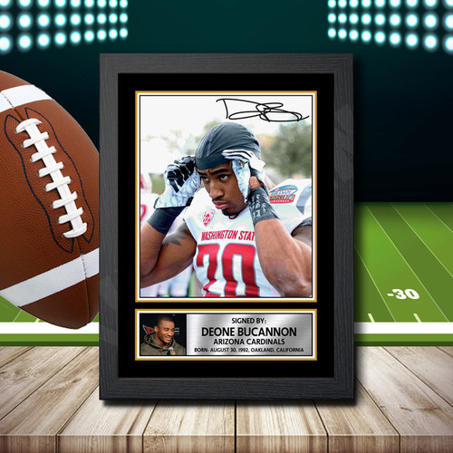 Deone Bucannon 2 printed autograph poster print