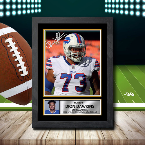 Dion Dawkins 1 printed autograph poster print