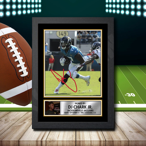 Dj Chark - Printed Autograph NFL Star Poster Print