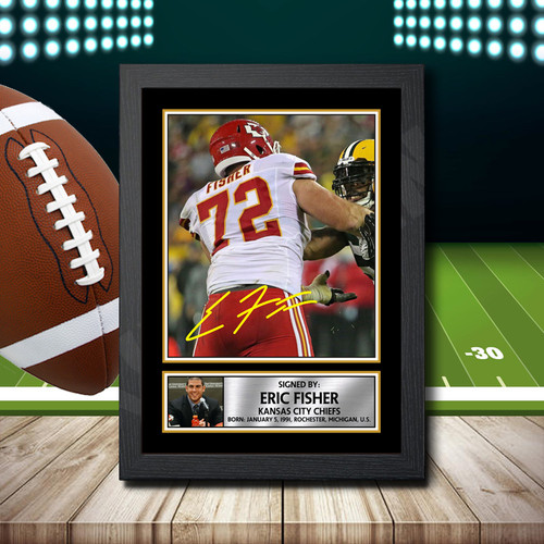Eric Fisher printed autograph poster print