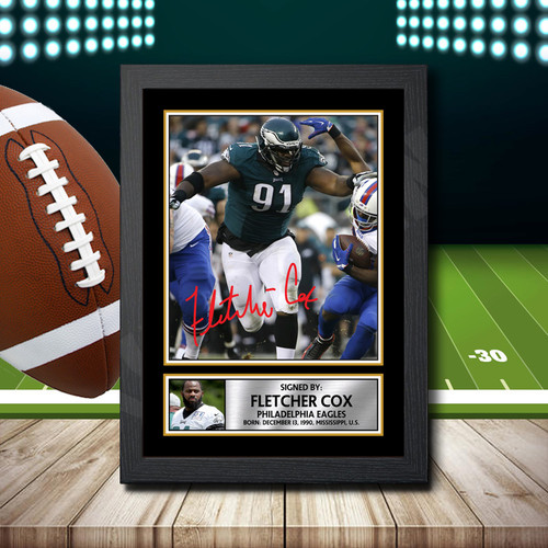 Fletcher Cox printed autograph poster print