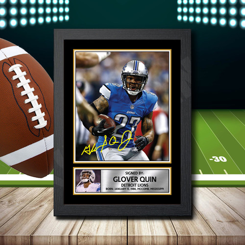Glover Quin printed autograph poster print