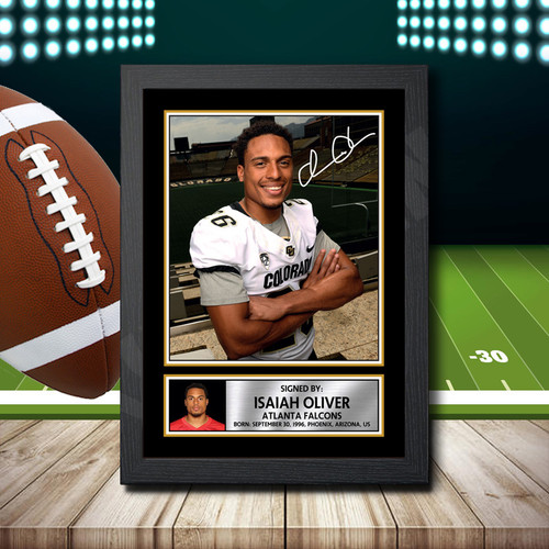 Isaiah Oliver 1 printed autograph poster print