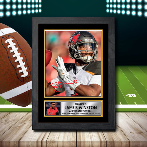 Jamies Winston 1 printed autograph poster print