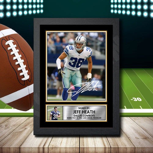 Jeff Heath printed autograph poster print