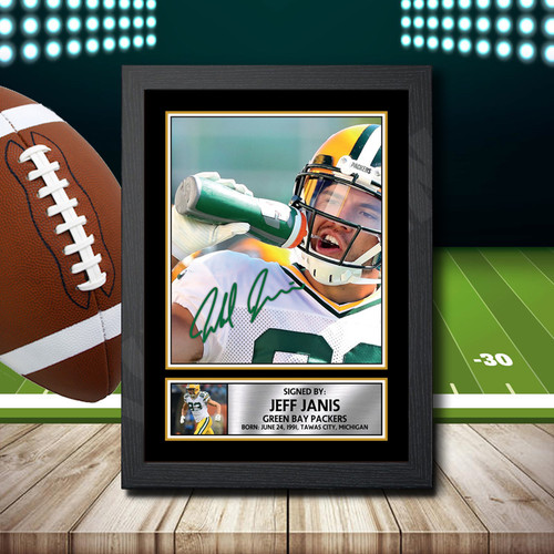 Jeff Janis printed autograph poster print