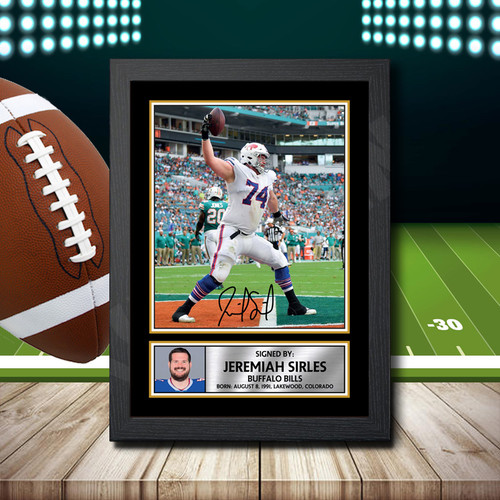 Jeremiah Sirles 2 printed autograph poster print