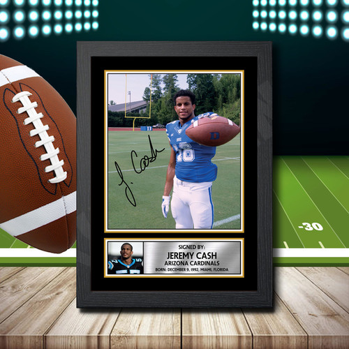 Jeremy Cash 1 printed autograph poster print