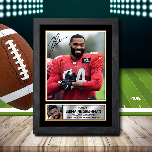 Jermaine Greshman 1 printed autograph poster print