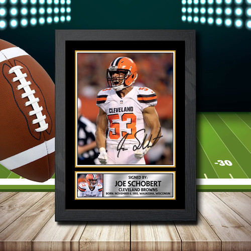Joe Schobert 2 printed autograph poster print