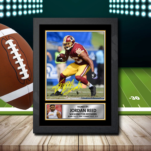 Jordan Reed 2 printed autograph poster print
