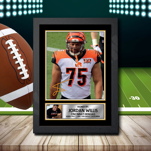 Jordan Willis 2 printed autograph poster print