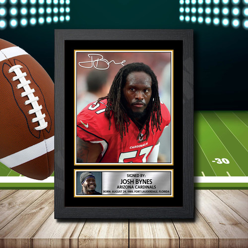 Josh Bynes 1 printed autograph poster print