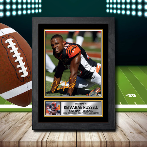 Keivarae Russell 2 printed autograph poster print