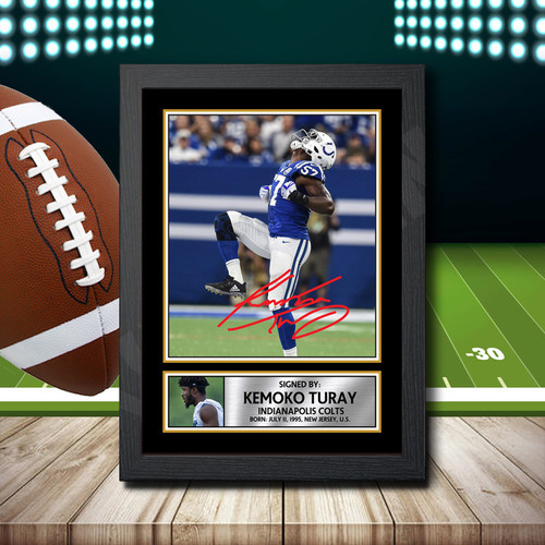 Kemoko Turay 2 printed autograph poster print