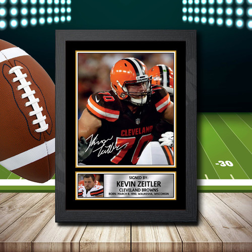 Kevin Zeitler 2 printed autograph poster print