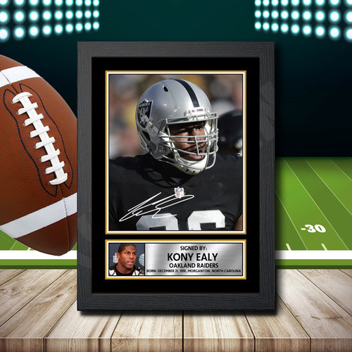 Kony Ealy printed autograph poster print