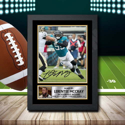 Lerentee Mccray printed autograph poster print