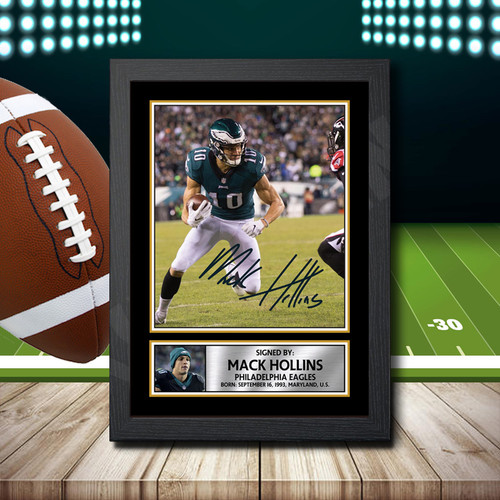 Mack Hollins 2 printed autograph poster print