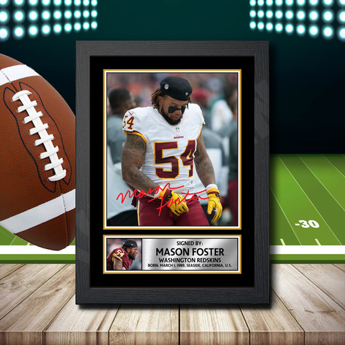 Mason Foster 2 printed autograph poster print