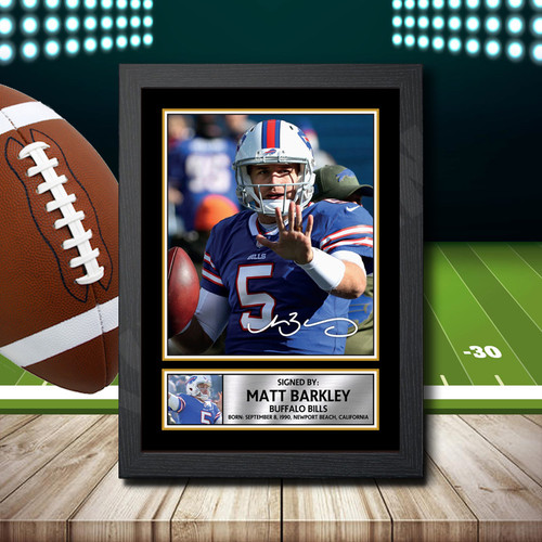 Matt Barkley printed autograph poster print