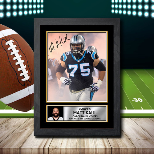 Matt Kalil 2 printed autograph poster print
