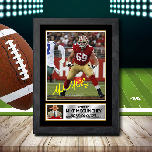 Mike Mcglinchey printed autograph poster print
