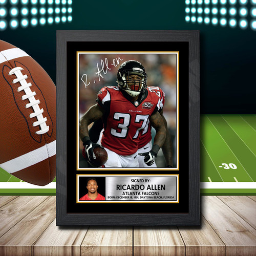 Ricardo Allen 2 printed autograph poster print