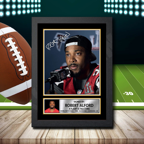 Robert Alford 1 printed autograph poster print