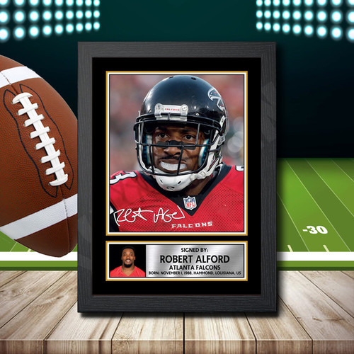 Robert Alford 2 printed autograph poster print