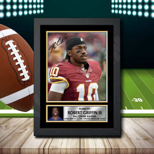 Robert Griffin Iii 1 printed autograph poster print