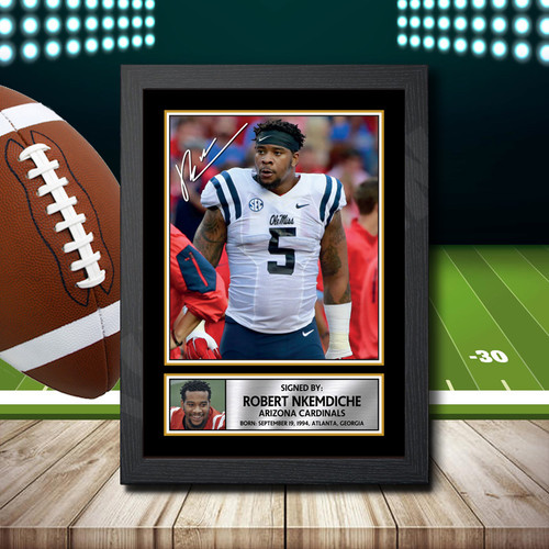 Robert Nkemdiche 1 printed autograph poster print