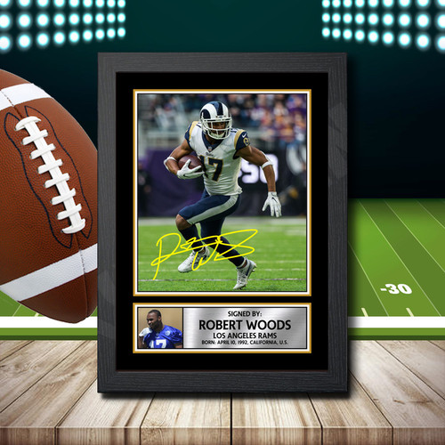 Robert Woods 2 printed autograph poster print