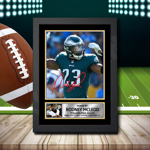 Rodney Mcleod printed autograph poster print