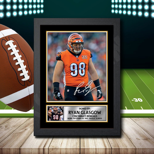 Ryan Glasgow 2 printed autograph poster print