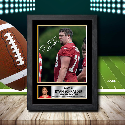 Ryan Schraeder 2 printed autograph poster print