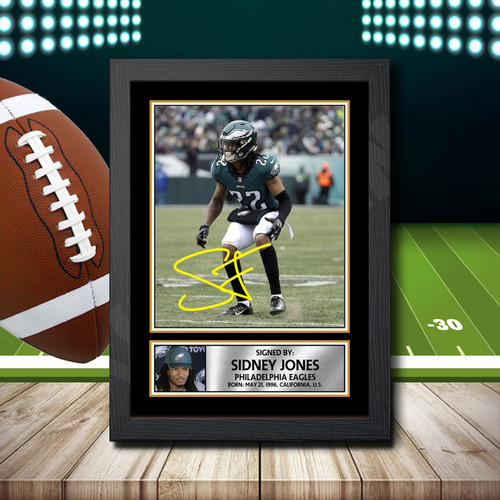 Sidney Jones 2 printed autograph poster print