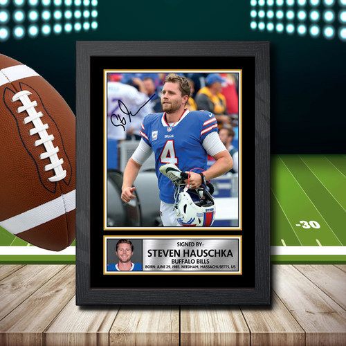 Steven Hauschka 2 printed autograph poster print