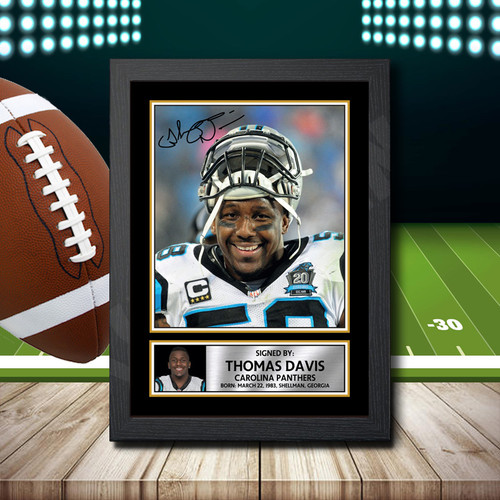 Thomas Davis 1 printed autograph poster print