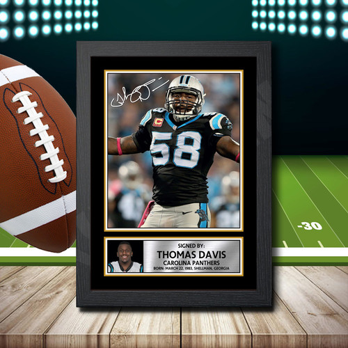 Thomas Davis 2 printed autograph poster print