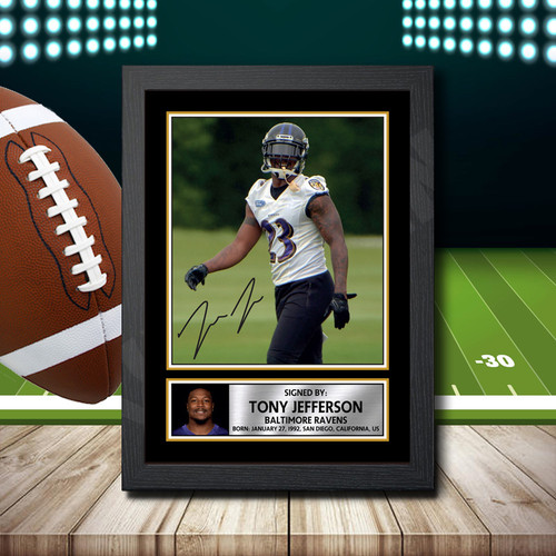 Tony Jefferson 2 printed autograph poster print