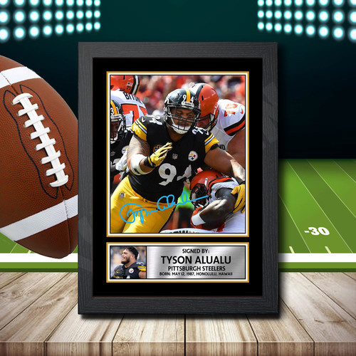 Tyson Alualu printed autograph poster print